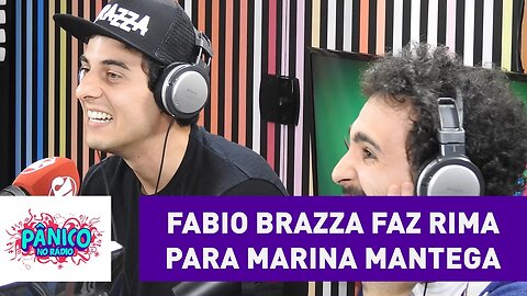 "Mais laranja que o Trump": Fabio Brazza faz rima para Marina Mantega