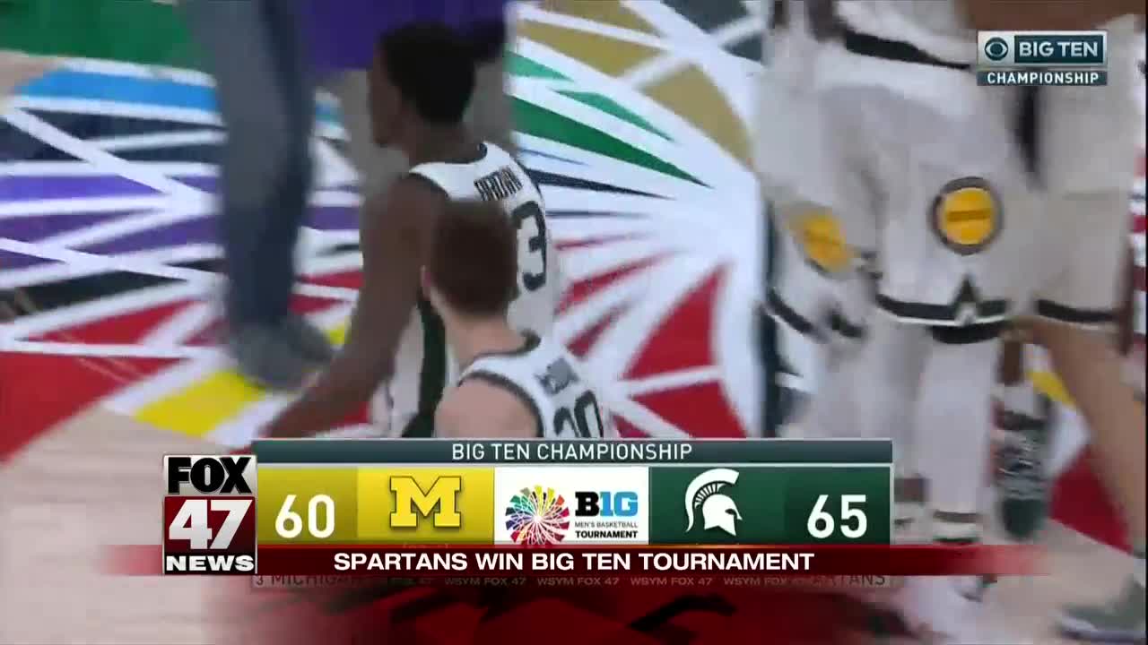 Michigan State beats Michigan for third time this season, wins Big Ten title