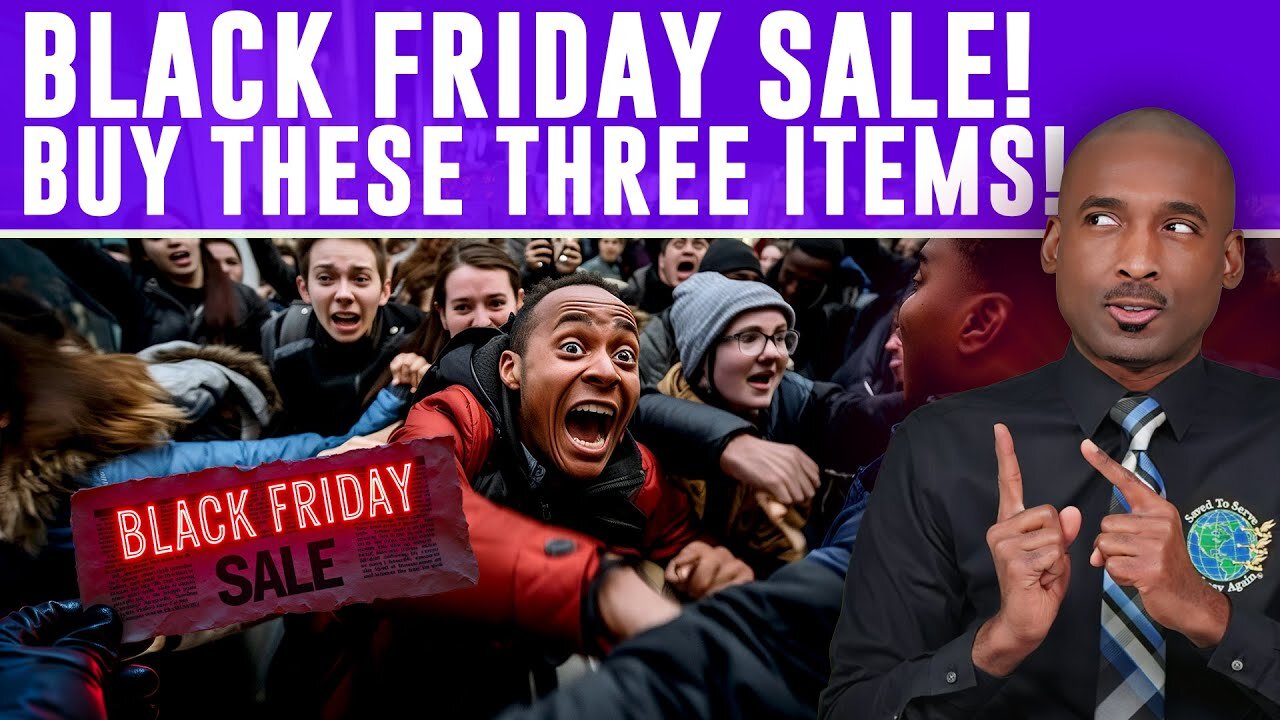 Black Friday Sale. Buy These 3 Things Now. Thanksgiving, Black Friday & Sunday Blue Law Connection.