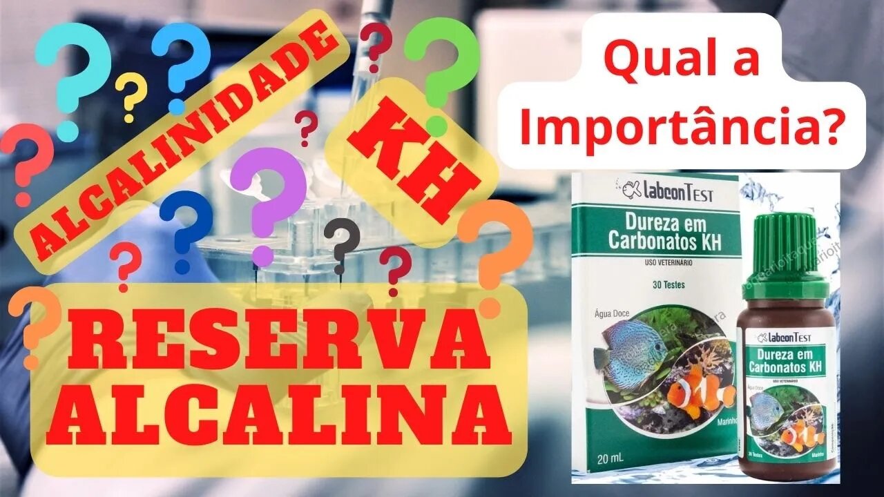 š“ Teste de KH (Dureza em Carbonatos) da Labcon - AquĆ”rio de Ćgua Doce