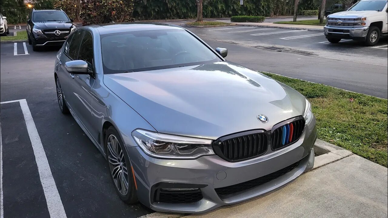 How did the BMW handle the drive to Miami?