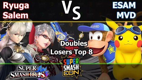 Pulse|Ryuga & MVG|Salem vs. PGMVD & PG|ESAM - Wii U Doubles Losers Top 8 - SSC2017