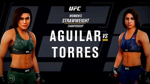 EA Sports UFC 3 Gameplay Tecia Torres vs Jessica Aguilar