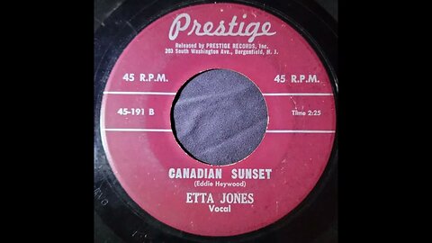 Etta Jones - Canadian Sunset