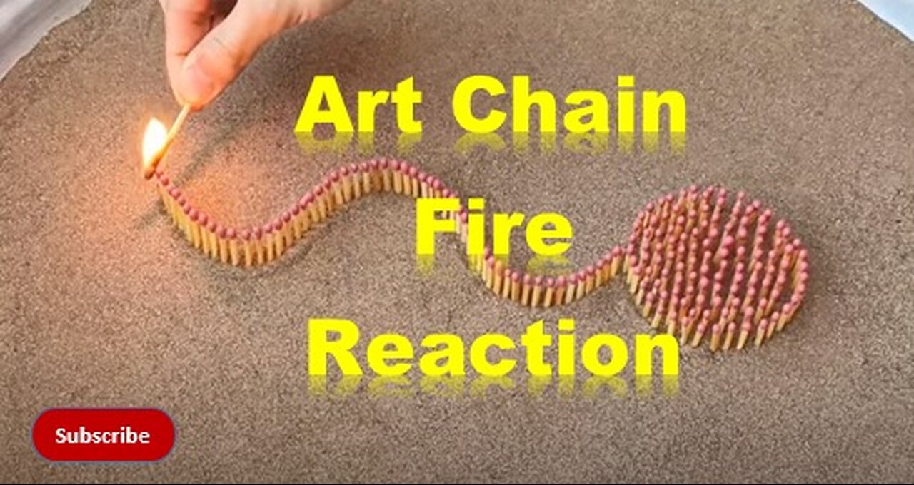 Fire Art Chain Reaction | Matchbox Fire Reaction