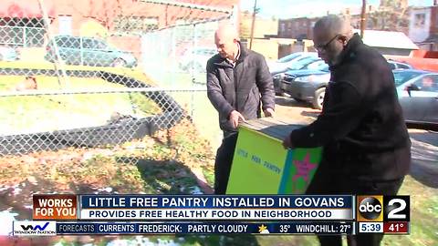 Free community food pantry installed at Glenwood Life Counseling Center