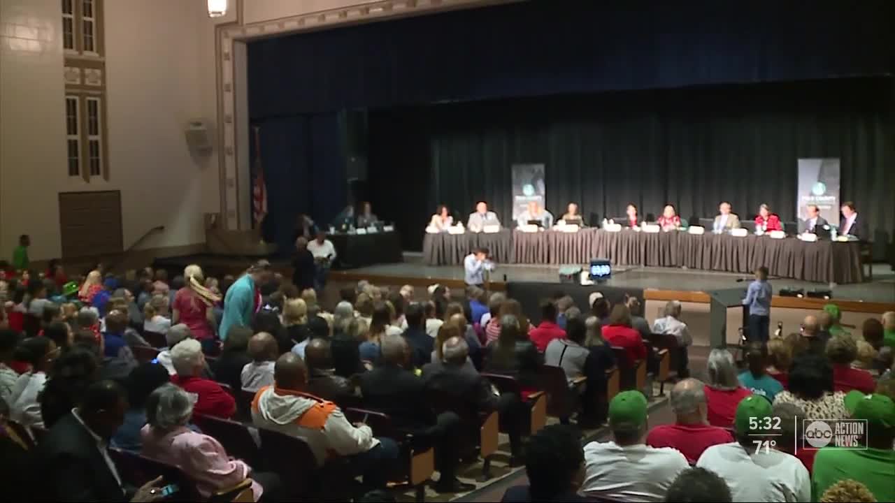 Teachers pack Polk Co. School Board meeting to demand for better pay, improved working conditions