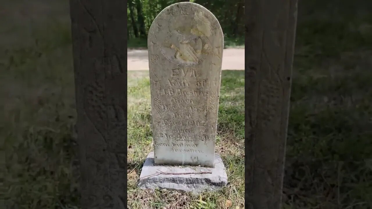 This sat off by itself. How many stones are missing around it? #cemetery #memorial #headstone