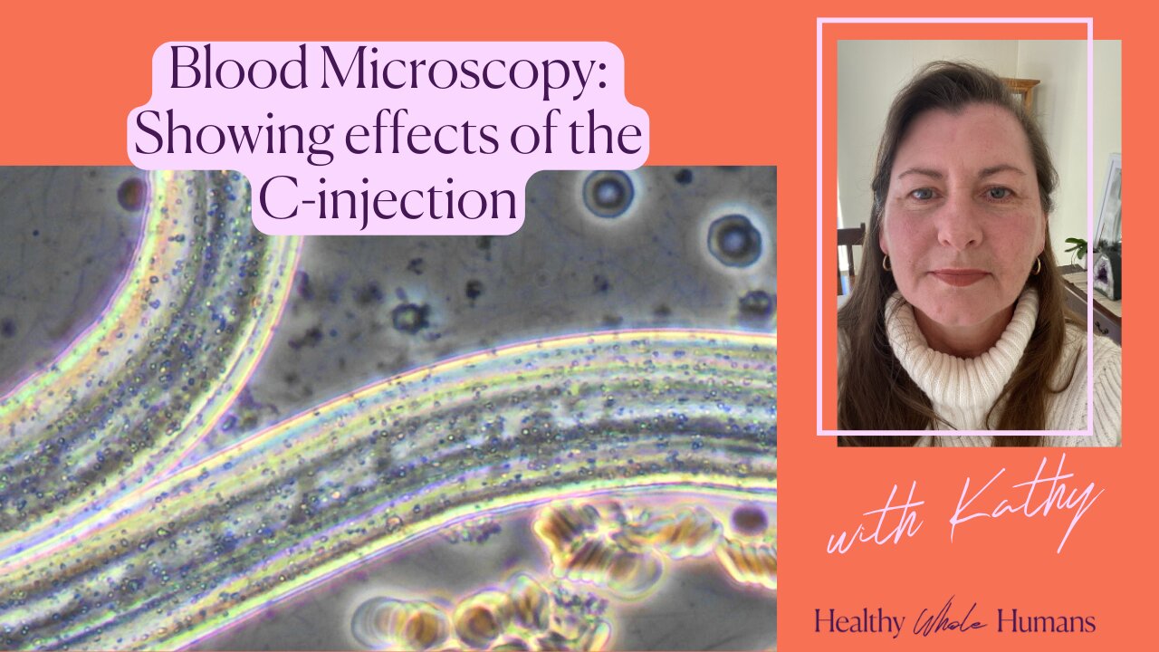Blood Microscopy showing effects of the c-injection
