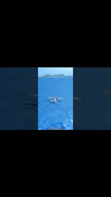 Riding PS-26 across the Water | Turboprop Flight Simulator #shorts