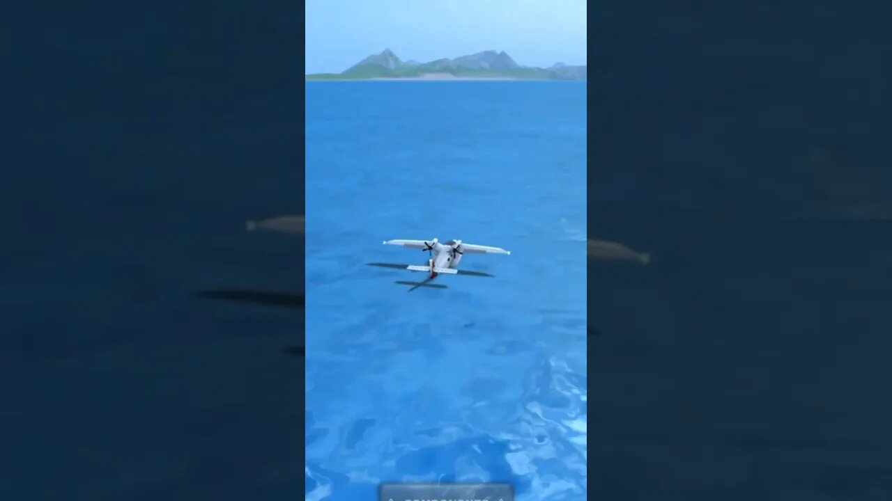 Riding PS-26 across the Water | Turboprop Flight Simulator #shorts