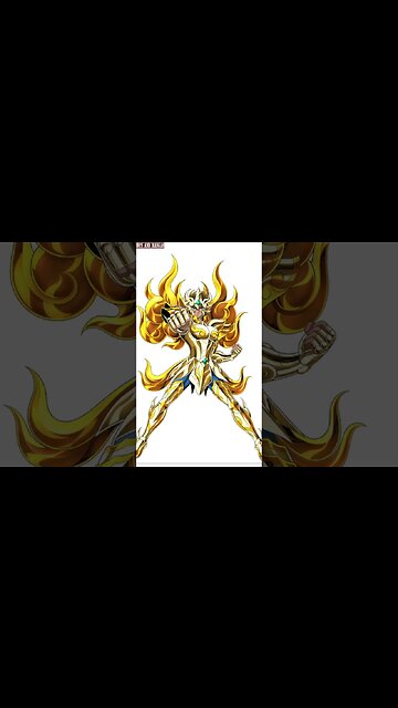 Os Cavaleiros Do Zodíaco - Aioria De Leão - Cavaleiro De Ouro Armadura Divina - Soul Of Gold