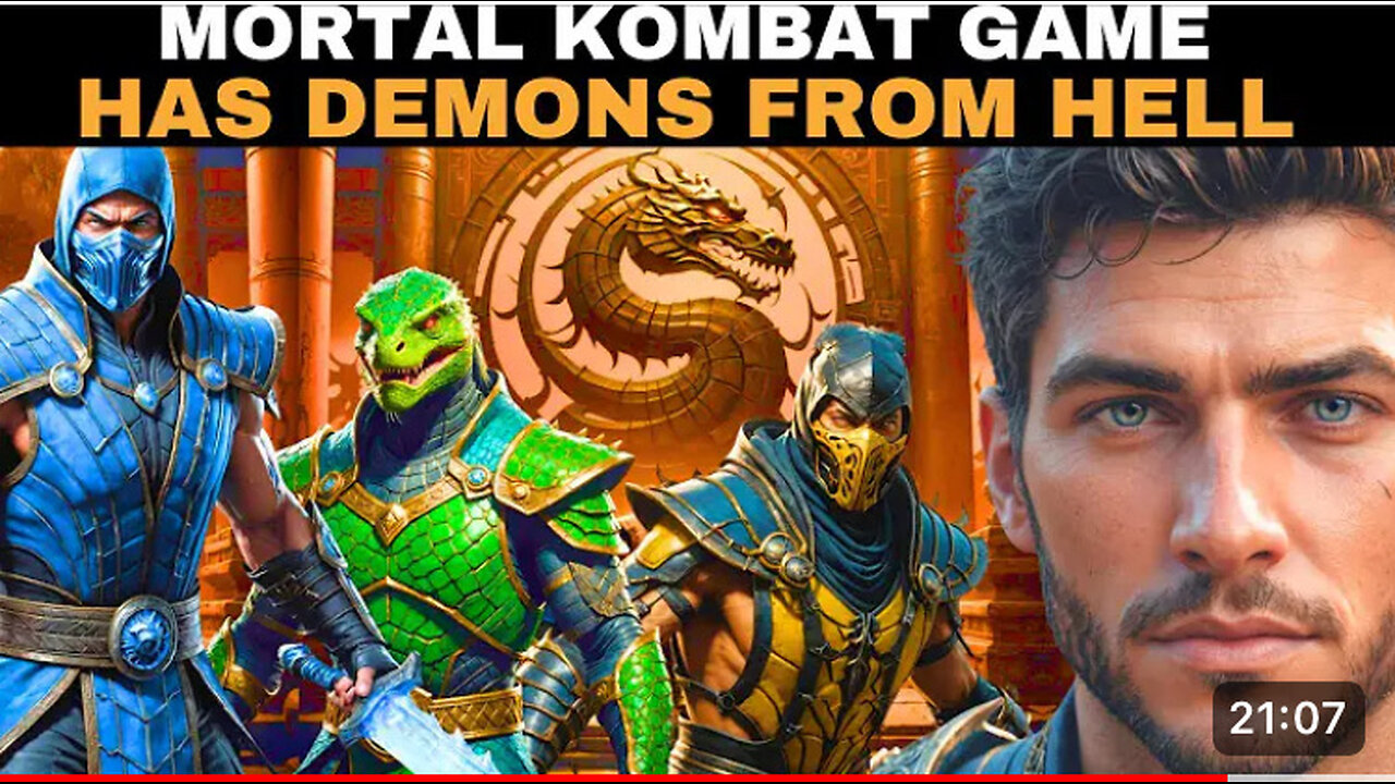 God shows a beleiver of characters from Mortal Kombat in hell testimony! stay out of video games!