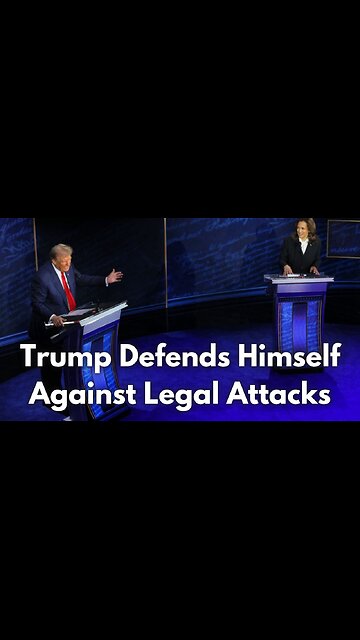 Trump Defends Himself Against Legal Attacks #election2024 Trump vs Kamala