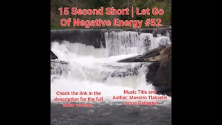 15 Second Short Of Let Go Of Negative Energy | #meditation #shorts #shortsvideo #waterfall #52