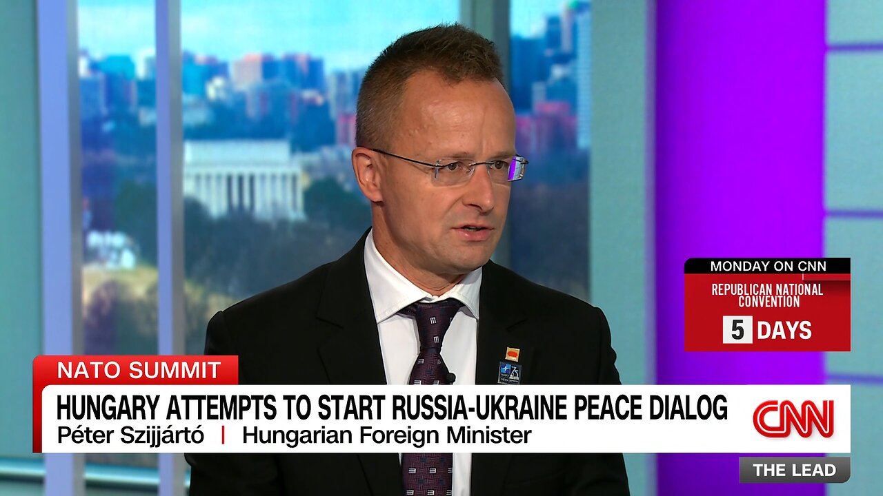 Hungary´s FM Szijjártó at CNN: Western weapons do not help Ukraine, diplomacy does