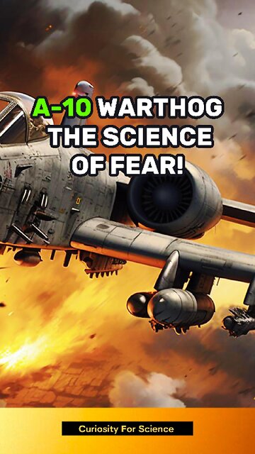 🔥 The Science of Fear: Why the A-10 Warthog Terrifies Its Enemies! #shorts #airforce #sciencefacts