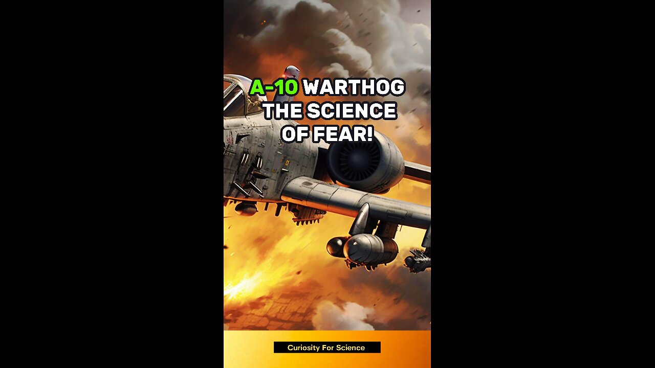 🔥 The Science of Fear: Why the A-10 Warthog Terrifies Its Enemies! #shorts #airforce #sciencefacts