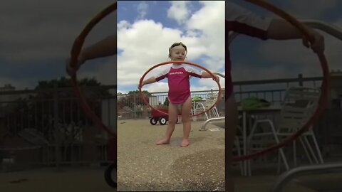 Hula Hoop Underwater