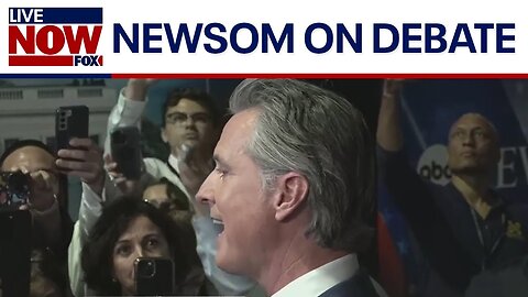 Gavin Newsom speaks ahead of debate from Philadelphia