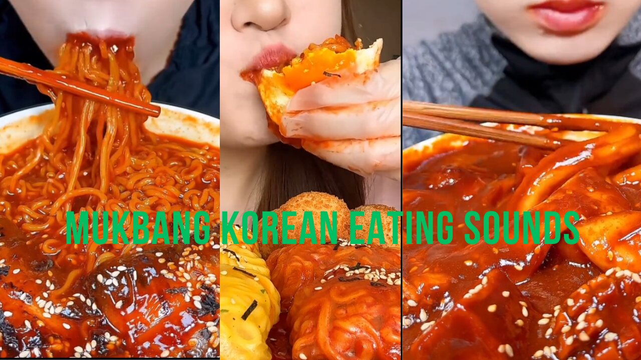 MUKBANG KOREAN EATING SPYCI FOODS