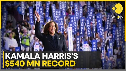 US Elections 2024: Kamala Harris's campaign says it raised $540 million record funding | WION News