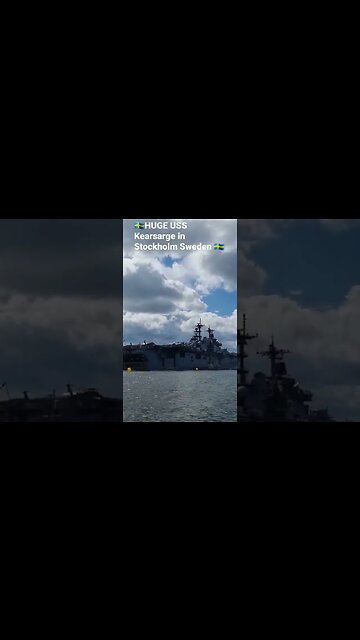 🇸🇪HUGE USS Kearsarge in Stockholm Sweden