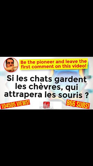 Si les chats gardent les chèvres, qui attrapera les souris ?