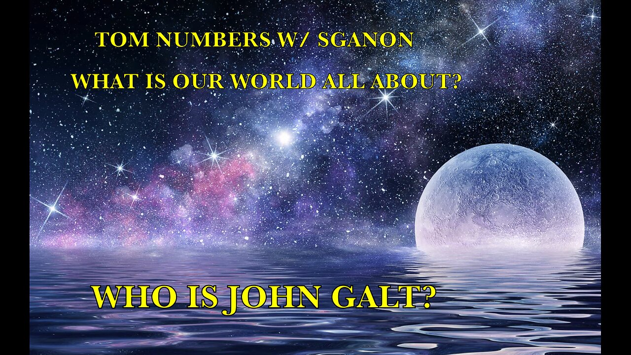 TOM NUMBERS W/ SGANON- FLAT EARTH, SATURN MYSTERY, PORTALS, BLACK HOLE & MORE. TY JGANON