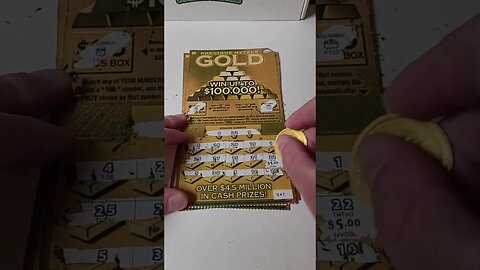 GOLD Lottery Ticket TEST!
