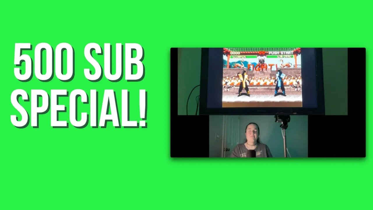 500 Subscriber Special!! Playing Mortal Kombat With My Eyes Closed!😃🎮