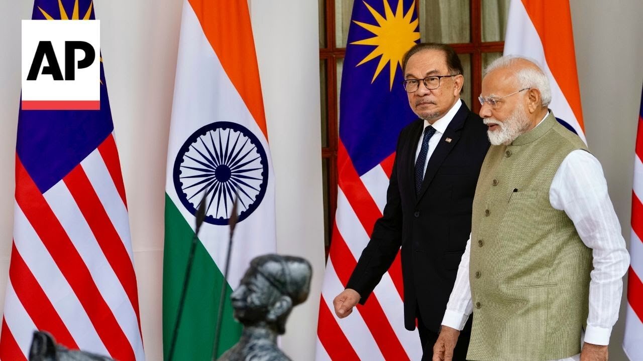 India's Narendra Modi welcomes Malaysian counterpart Anwar Ibrahim in New Delhi