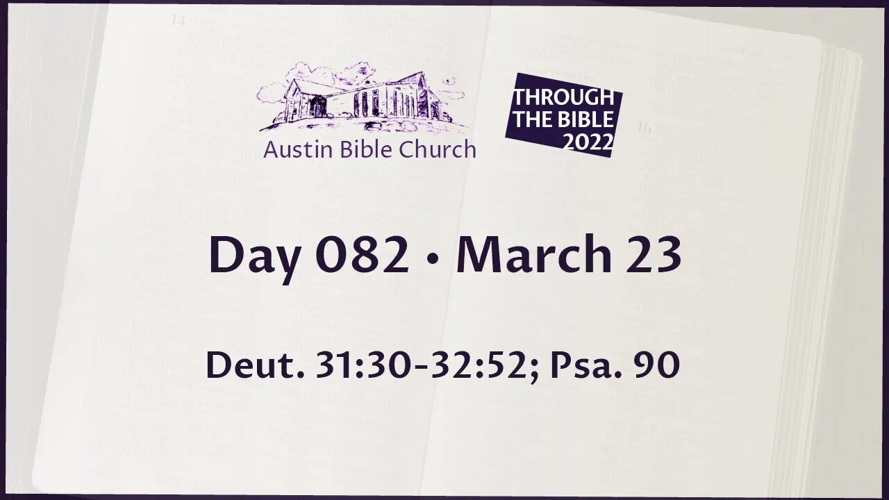 Through the Bible 2022 (Day 082)