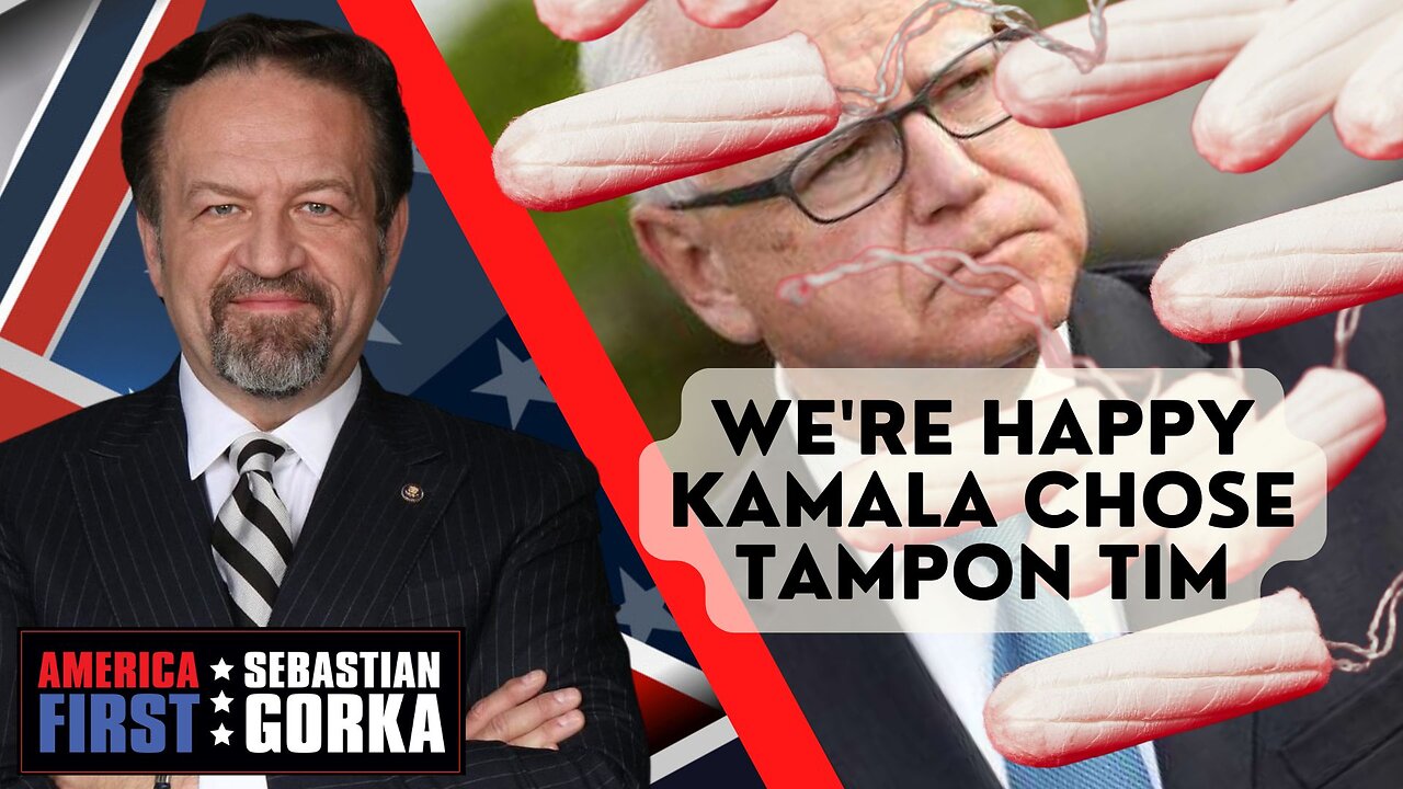 We're happy Kamala chose Tampon Tim. Rep. Troy Nehls with Sebastian Gorka on AMERICA First