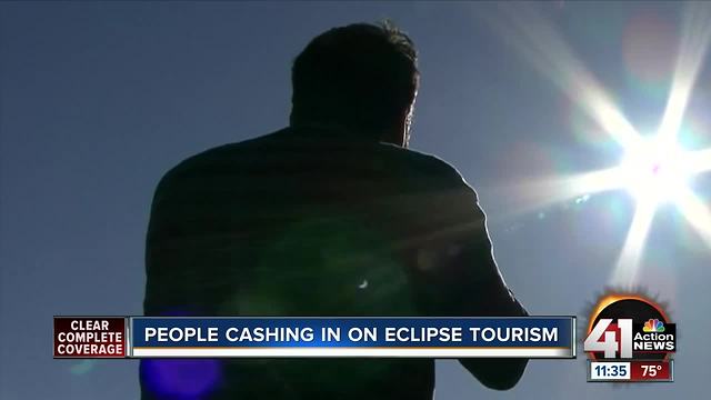 People cashing in on the eclipse are making thousands