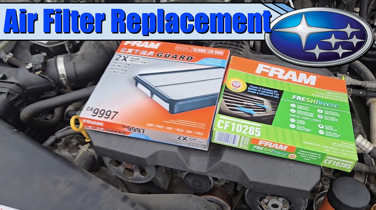 Subaru Engine/Cabin Air Filter Replacement