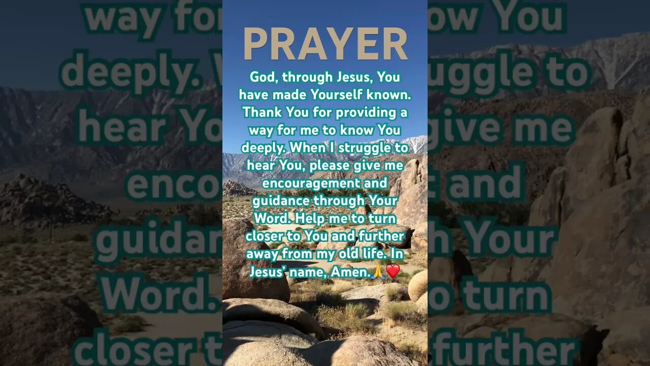 Follow Jesus🙏❤️ A Prayer to Find God's Presence #faith #god #jesus #repentance #believe #prayer