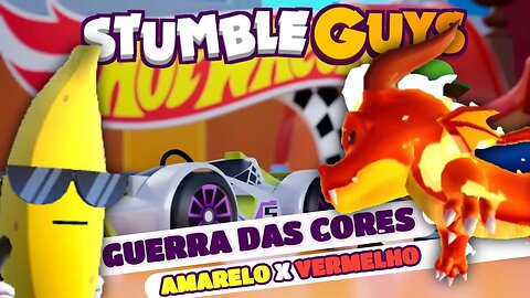 #stumbleguys ,GUERRA DAS CORES AMARELO X VERMELHO