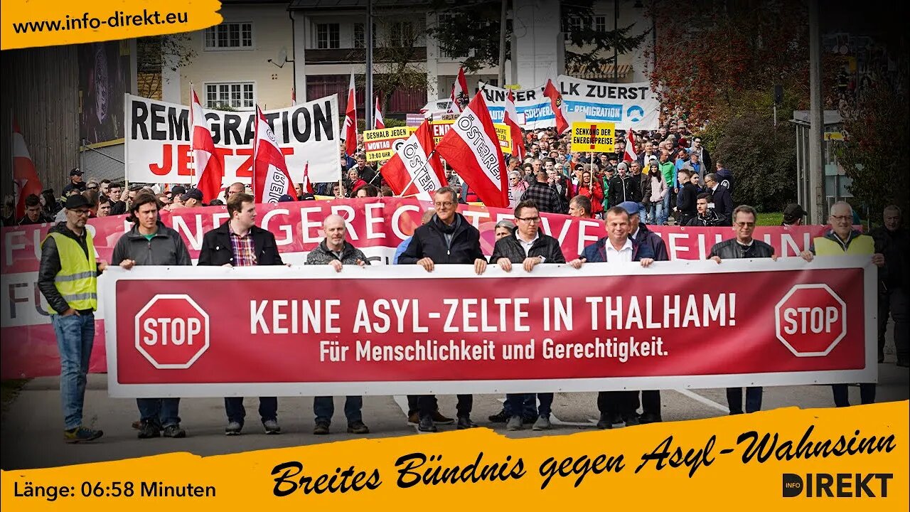 St. Georgen: So war die Demo gegen den Asyl-Wahnsinn wirklich!