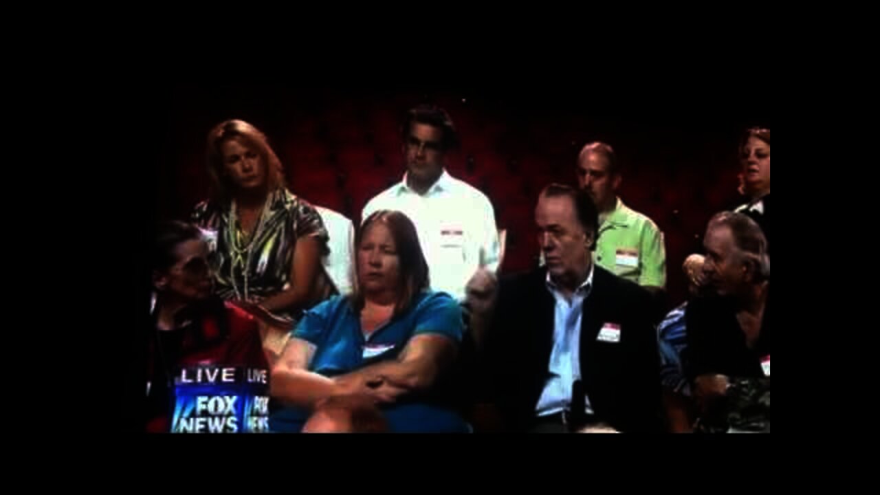 Man uses profanity on Fox News at Live Obama discussion.