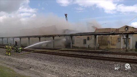 Four teens charged in massive fire