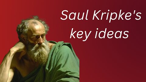 Saul Kripke's key ideas | @quotes_official |