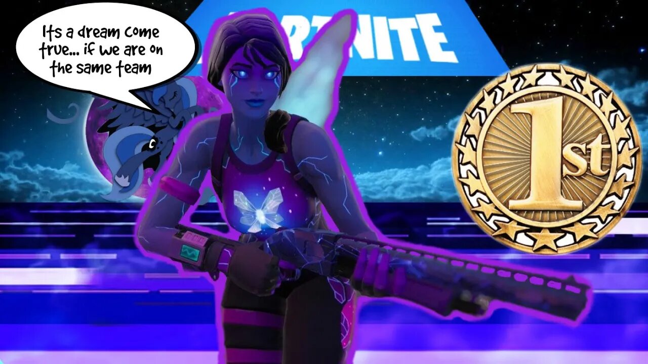 Princess Luna "Dream" Wins first place in Big Team Battles! / Fortnite Season 7 end