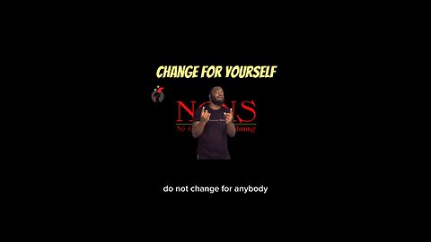Change For Yourself #dayodman #changes #foryou #eeyayyahh #motivation