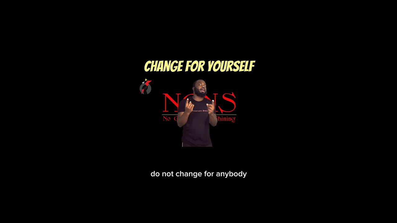 Change For Yourself #dayodman #changes #foryou #eeyayyahh #motivation