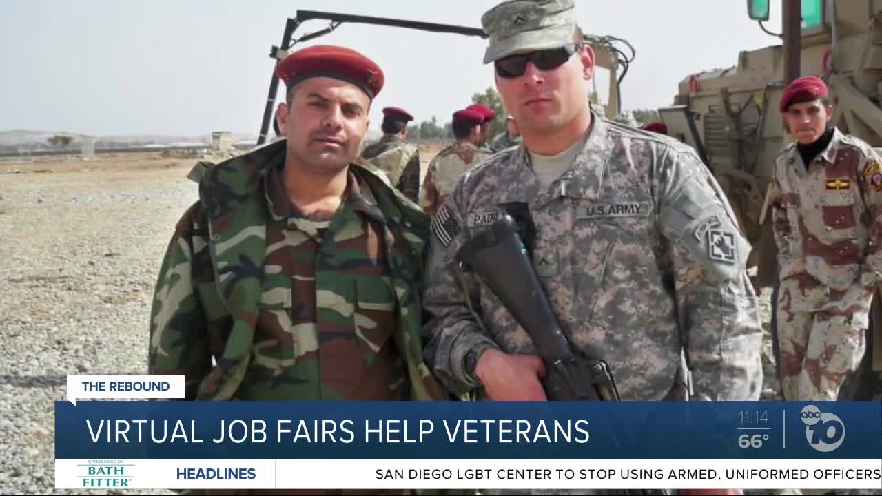 Virtual job fairs help veterans