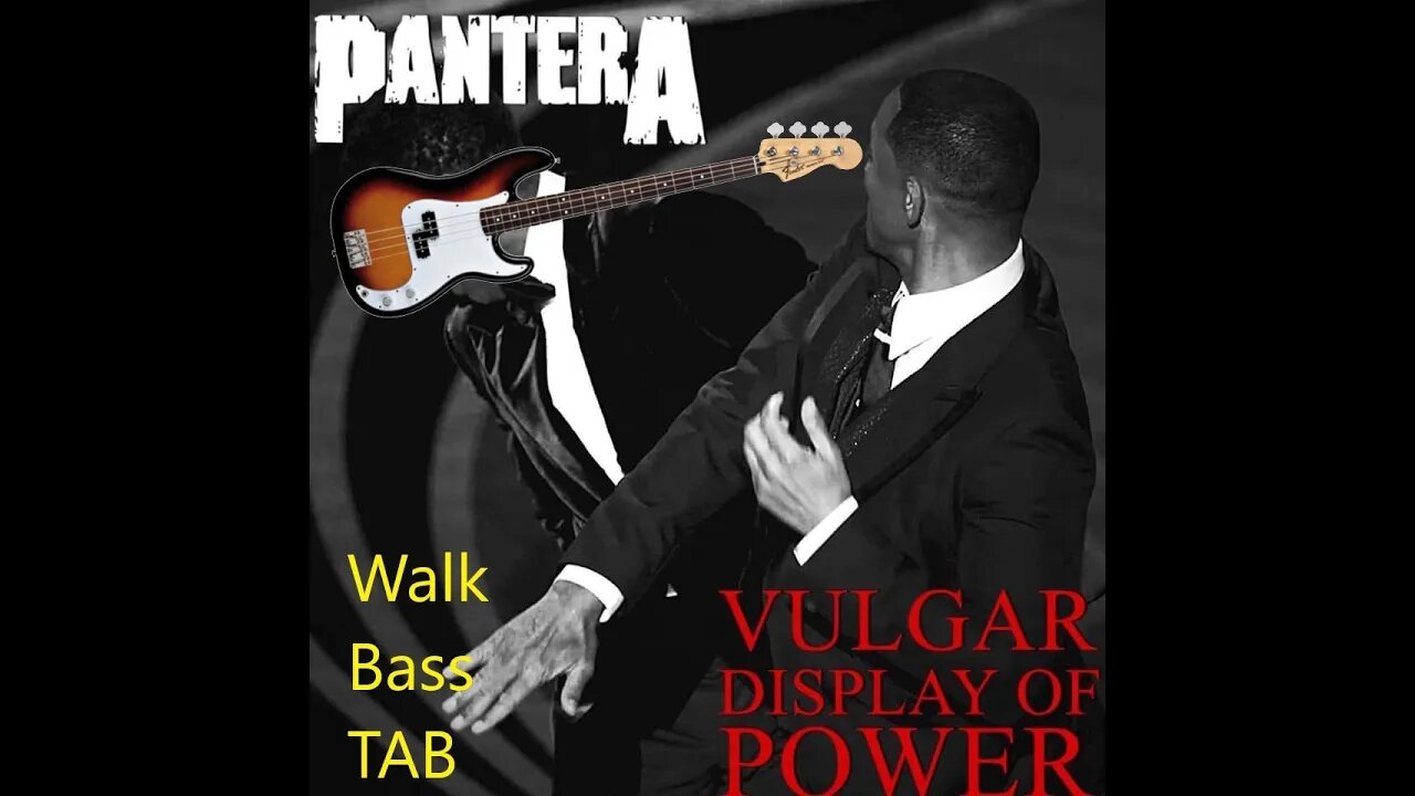 Pantera - Walk (Bass cover with TAB)