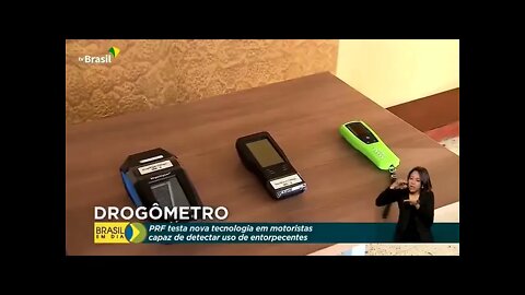 DROGÔMETRO: pode identificar até 8 tipos de drogas no organismo.