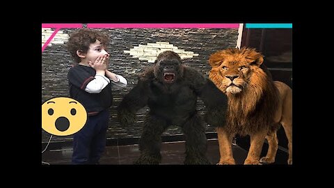 Learn zoo animals names for kids - Learn wild animals names for children - super kids
