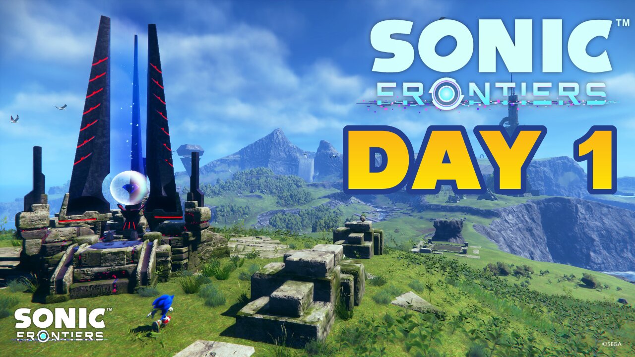 Scrubby Plays Sonic Frontiers Livestream Day 1 | PS5